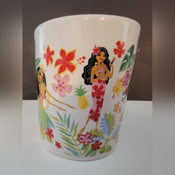 Souvenir Hawaiian Island Hula Honeys Hula dancers a colorful kitsch mug by ABC - Picture 4 of 6